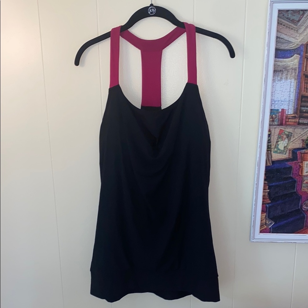 MPG workout tank with built in bra